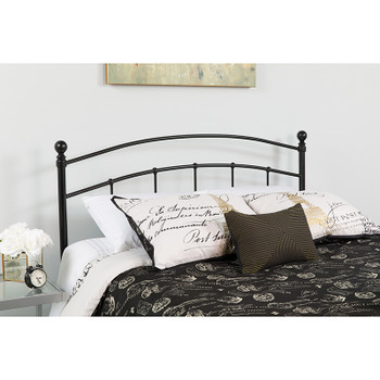 Flash Furniture Woodstock Black Metal Twin Headboard, Model# HG-HB1706-T-GG 2