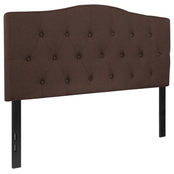 Flash Furniture Cambridge Full Headboard-Brown Fabric, Model# HG-HB1708-F-DBR-GG