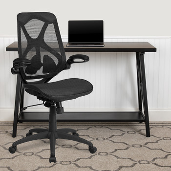 Flash Furniture Black High Back Mesh Chair, Model# HL-0013T-GG 2