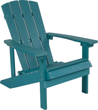 Flash Furniture Charlestown Sea Foam Wood Adirondack Chair, Model# JJ-C14501-SFM-GG