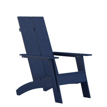 Flash Furniture Sawyer Navy Modern Adirondack Chair, Model# JJ-C14509-NV-GG