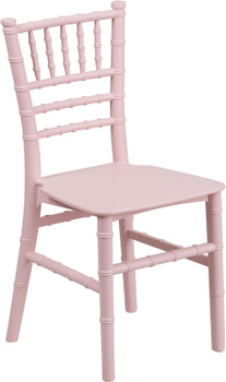Flash Furniture Kids Pink Resin Chiavari Seat, Model# LE-L-7K-PK-GG