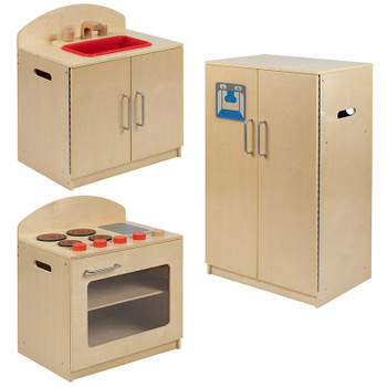 Flash Furniture Childrens Wooden Kitchen Set, Model# MK-DP00KTCHN-GG
