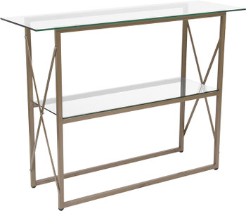 Flash Furniture Mar Vista Collection Glass Console Table, Model# NAN-JH-1796ST-GG