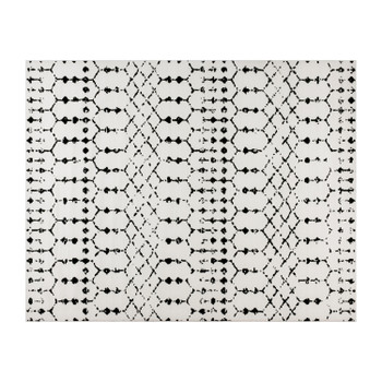 Flash Furniture 8x10 Ivory & Black Area Rug, Model# RC-CR19-1330-810-WH-GG