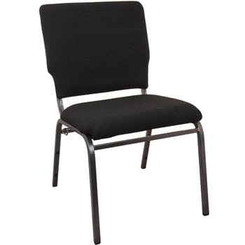 Flash Furniture Black Church Chairs 18.5", Model# SEPCHT185-108