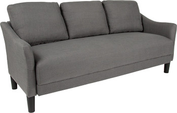 Flash Furniture Asti Dark Gray Fabric Sofa, Model# SL-SF915-3-DGY-F-GG