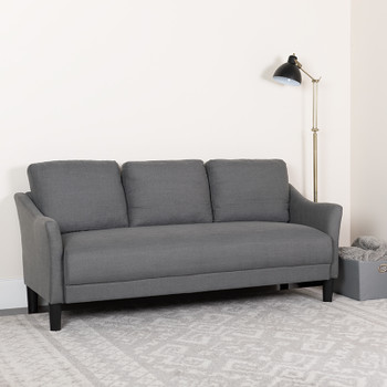 Flash Furniture Asti Dark Gray Fabric Sofa, Model# SL-SF915-3-DGY-F-GG 2