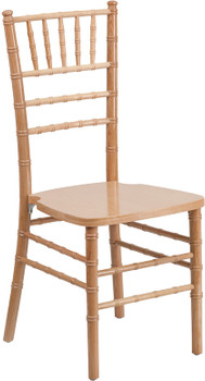 Flash Furniture HERCULES Series Natural Wood Chiavari Chair, Model# XS-NATURAL-GG