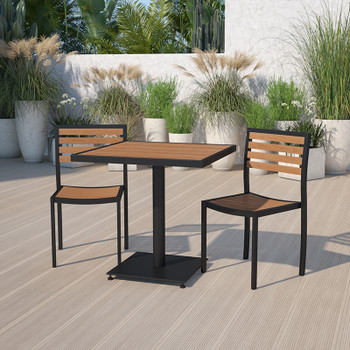 Flash Furniture Outdoor Table and Chair Set, Model# XU-DG-10456033-GG 2