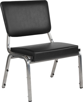 Flash Furniture HERCULES Series Black Vinyl Bariatric Chair, Model# XU-DG-60442-660-2-BV-GG