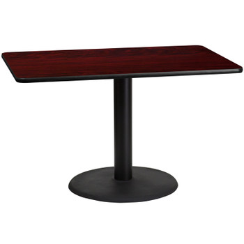 Flash Furniture 30x48 MA Laminate Table-RDBase, Model# XU-MAHTB-3048-TR24-GG