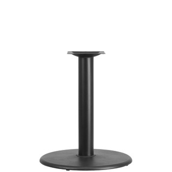 Flash Furniture Black 24 RND Table Height Base, Model# XU-TR24-GG