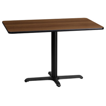 Flash Furniture 24x42 WA Laminate Table-X-Base, Model# XU-WALTB-2442-T2230-GG
