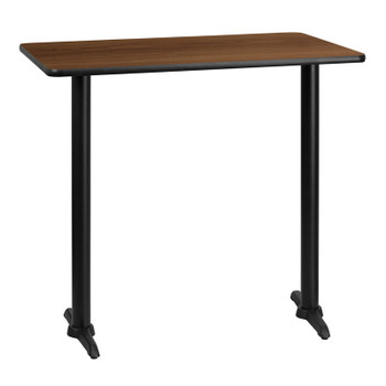 Flash Furniture 30x42 WA Laminate Table-T-Base, Model# XU-WALTB-3042-T0522B-GG