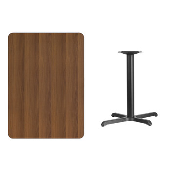 Flash Furniture 30x42 WA Laminate Table-X-Base, Model# XU-WALTB-3042-T2230-GG 2