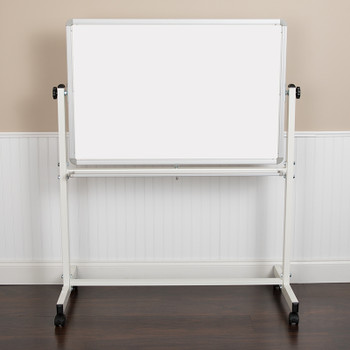 Flash Furniture HERCULES Series 45.25"W x 54.75"H White Board, Model# YU-YCI-001-GG 2