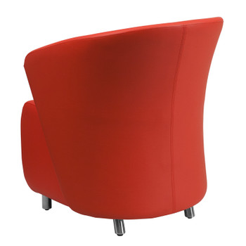 Flash Furniture Red Leather Lounge Chair, Model# ZB-6-GG 2