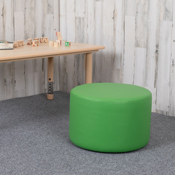 Flash Furniture 12" Soft Seating Circle-Green, Model# ZB-FT-045R-12-GREEN-GG 2