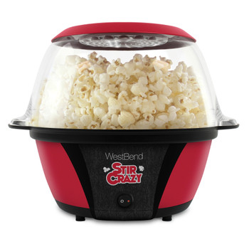 Westbend Stir Crazy Popcorn Machine - Red, Model# 82707