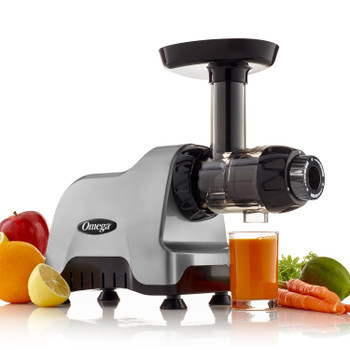 Omega Compact Horizontal Masticating Juicer - Silver, Model# CNC80S