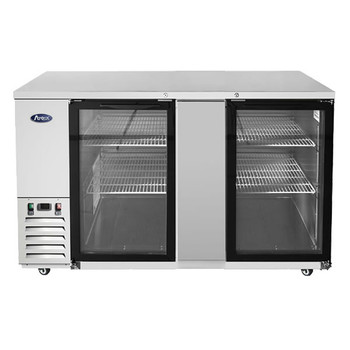 Atosa 69" Back Bar Cooler w/ Glass Doors, Model# MBB69GGR