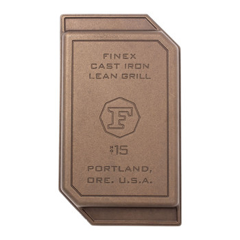 FINEX 15" Cast Iron Grill Pan, Model# G15-10001