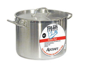 Adcraft Stock Pot S/S 24 Qt W/Cover, Model# SSP-24