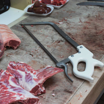 Kasco Kam-Lok 17.5" Butcher Hand Meat Saw Lifestyle