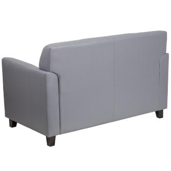 Flash Furniture HERCULES Diplomat Series Gray LeatherSoft Loveseat, Model# BT-827-2-GY-GG
