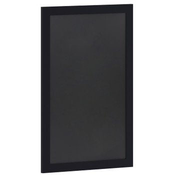 Flash Furniture Canterbury 24" x 36" Black Wall Mount Magnetic Chalkboard Sign w/ Eraser, Hanging Wall Chalkboard Memo Board for Home, School, or Business, Model# HGWA-4GD-CRE8-172315-GG