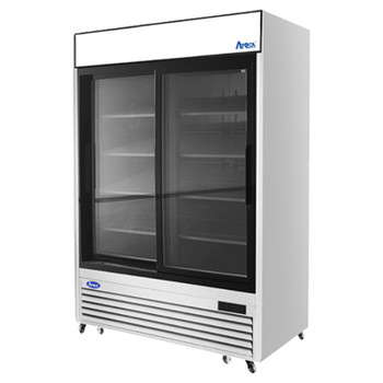 Atosa Two Sliding Glass Door Merchandiser Cooler, Model# MCF8709GR