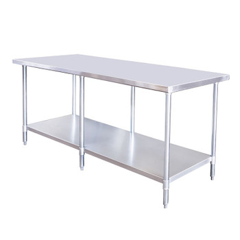 Mix Rite 96" x 30" Stainless Steel Work Table, Model# SSTW-3096