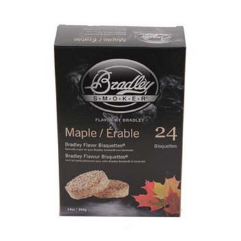 Bradley Smoker 24 Pack Maple Bisquettes, Model# BTMP24