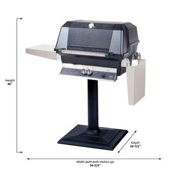 MHP Gas Grill 40K Btu Sear Magic Patio Base, Model# WNK4DD-NS-MPB