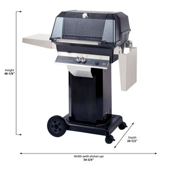 MHP Gas Grill 40K Btu Sear Magic Portable Base, Model# WNK4DD-NS-OCOL-B-OM-N