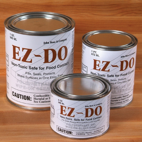 John Boos Ez-Do Non-Toxic Polyurethane Gelquart Ez-Do Finish 4/Case (Made In The USA), Model# EZ-32C