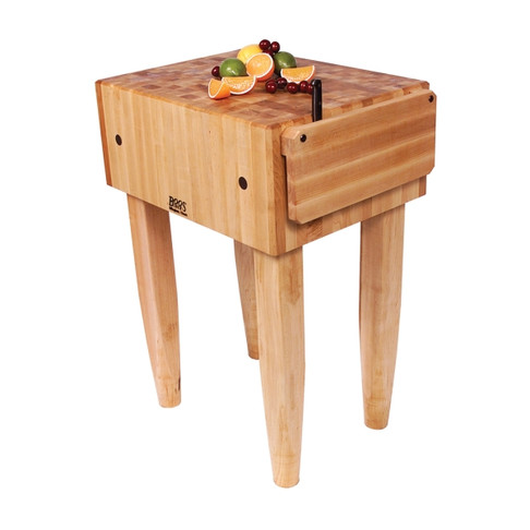 John Boos Pca Butcher Block10 Deep24X24X10 W/Holder Legs Stain (Made In The USA), Model# PCA3-CR
