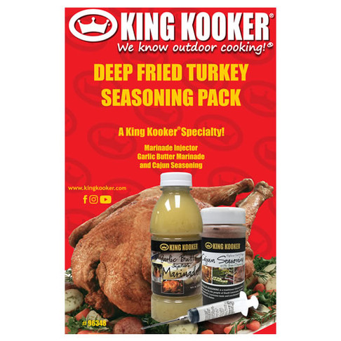 King Kooker Deep Fried Turkey Seasoning Pack, Model# 96348