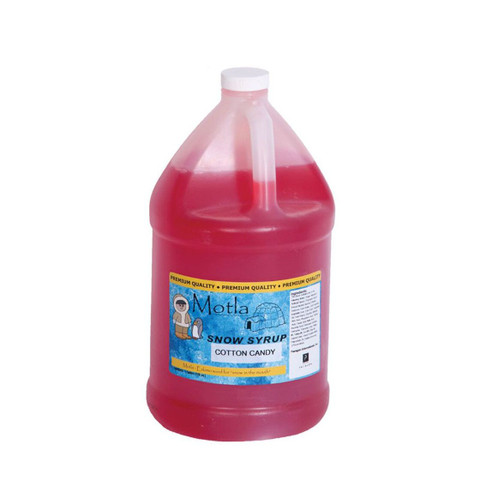 Motla Sno Cone Syrup - Cotton Candy (1 Gallon), Model# 6316