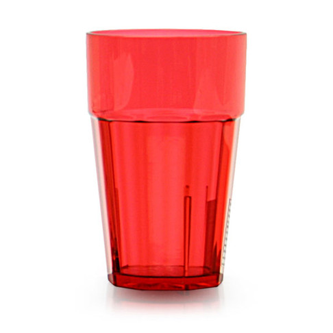 Thunder Group 10 Oz Diamond Tumbler Polycarbonate Red, Model# PLPCTB110RD