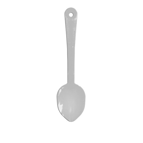 Thunder Group 11" Serving Spoon Solid Polycarbonate White, Model# PLSS111WH
