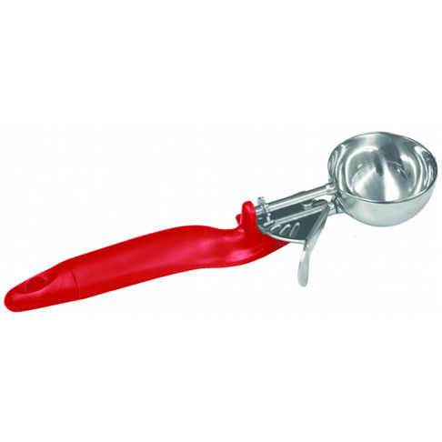 Thunder Group 1-1/3 Oz Lever Disher 24 Red Ergo Handle, Model# SLDS024L