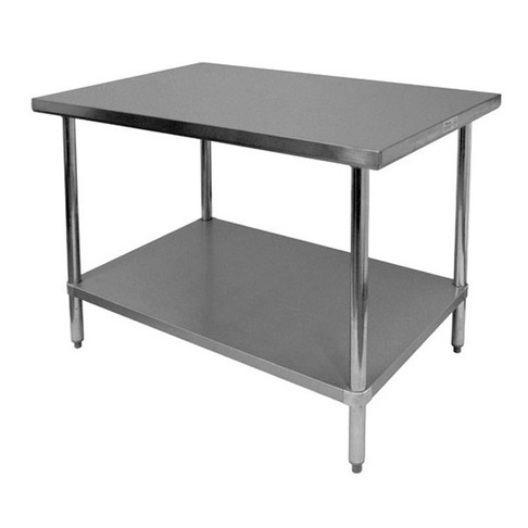 Thunder Group 30" X 48" X 34 430 Stainless Steel WorktableFlat Top, Model# SLWT43048F