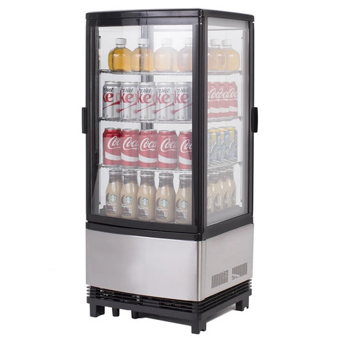 Maxx Cold 3 Cu Ft Countertop Two Door Refrigerated Merchandiser, Model# MECR-32D