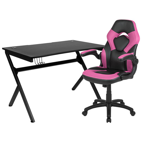 Flash Furniture Black Gaming Desk & Chair Set, Model# BLN-X10D1904-PK-GG