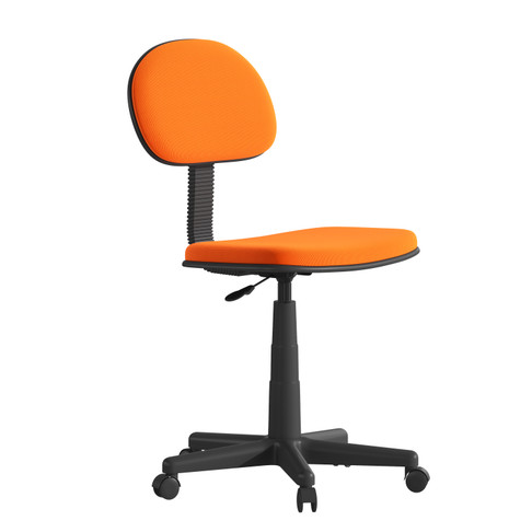 Flash Furniture LT Orange Low Back Task Chair, Model# BT-698-LTORNG-GG