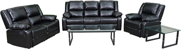 Flash Furniture Harmony Series Black Leather Recliner Set, Model# BT-70597-RLS-SET-GG