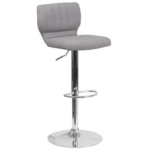 Flash Furniture Gray Fabric Barstool, Model# CH-132330-GYFAB-GG
