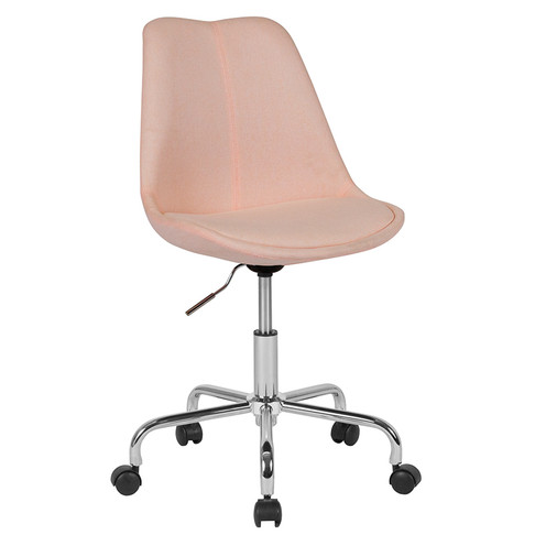 Flash Furniture Aurora Series Pink Fabric Task Chair, Model# CH-152783-PK-GG